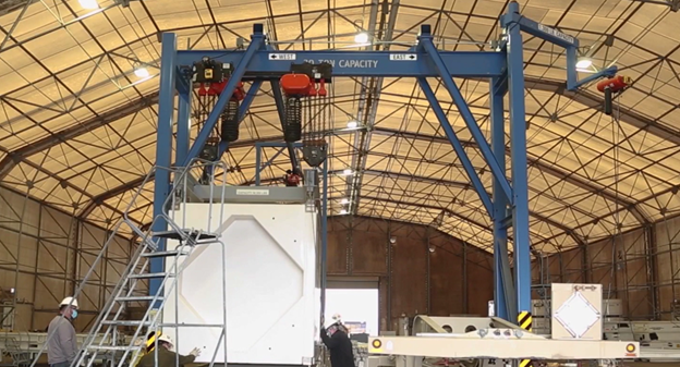 Specialized loading equipment for TRUPACT-IIIs at SRS was recently sent to Idaho Cleanup Project for reuse.