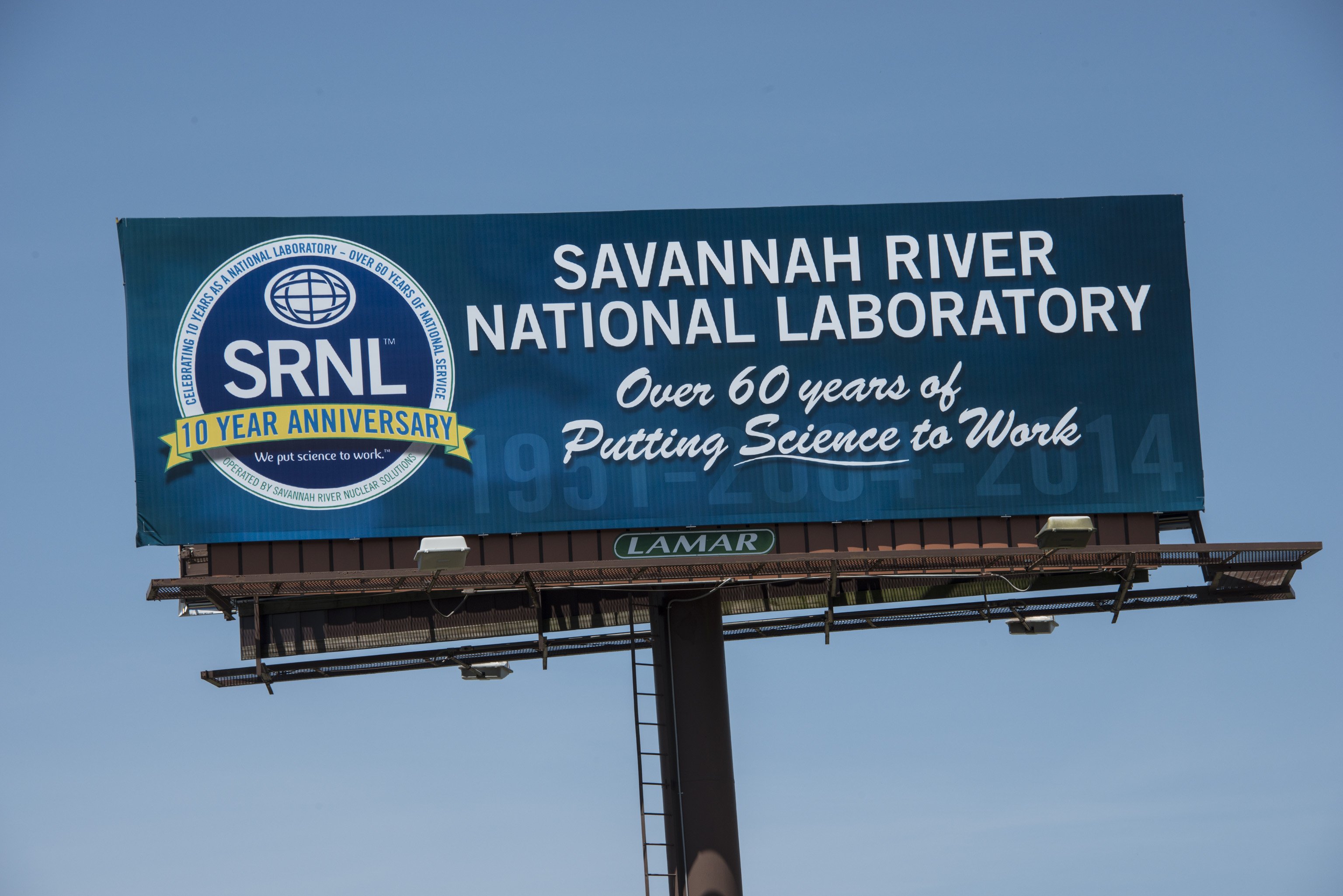 Savannah River National Laboratory marks 10-year anniversary as a national laboratory and over 60 years of service to the nation.