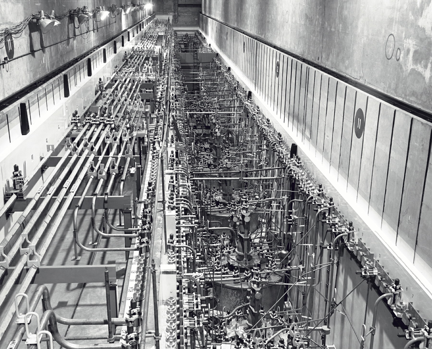 Interior of H Canyon before hot operations began.